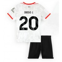 Camiseta Liverpool Diogo Jota #20 Tercera Equipación Replica 2024-25 para niños mangas cortas (+ Pantalones cortos)